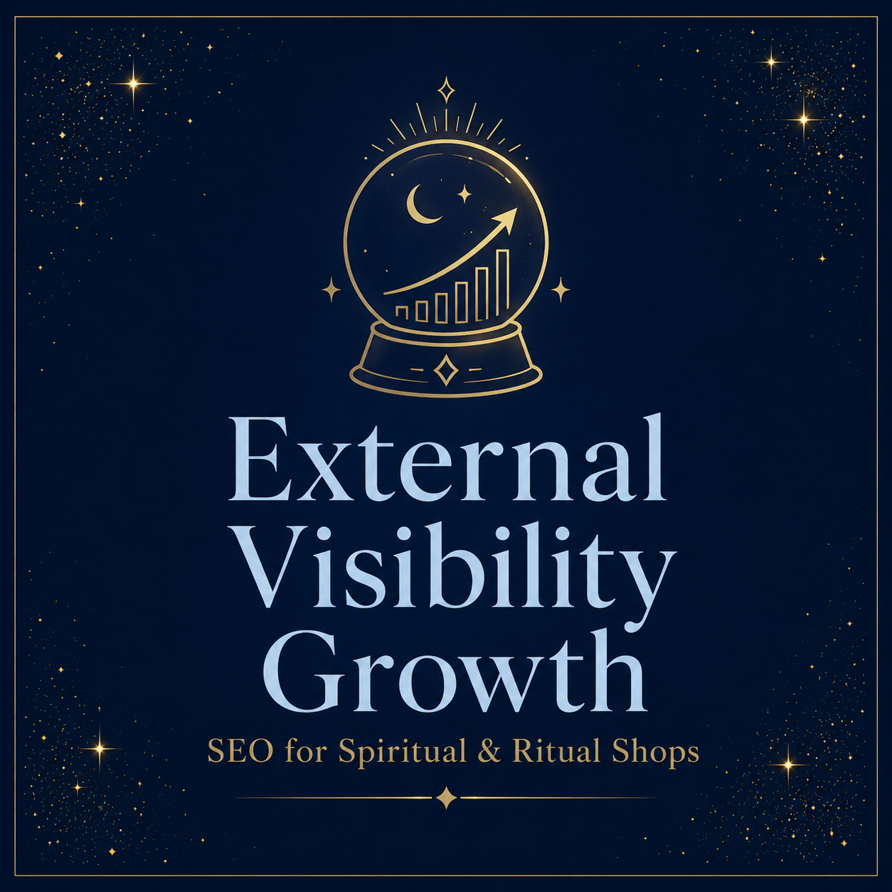 External visibility SEO service for spiritual, ritual, metaphysical, tarot, and energy work shops.