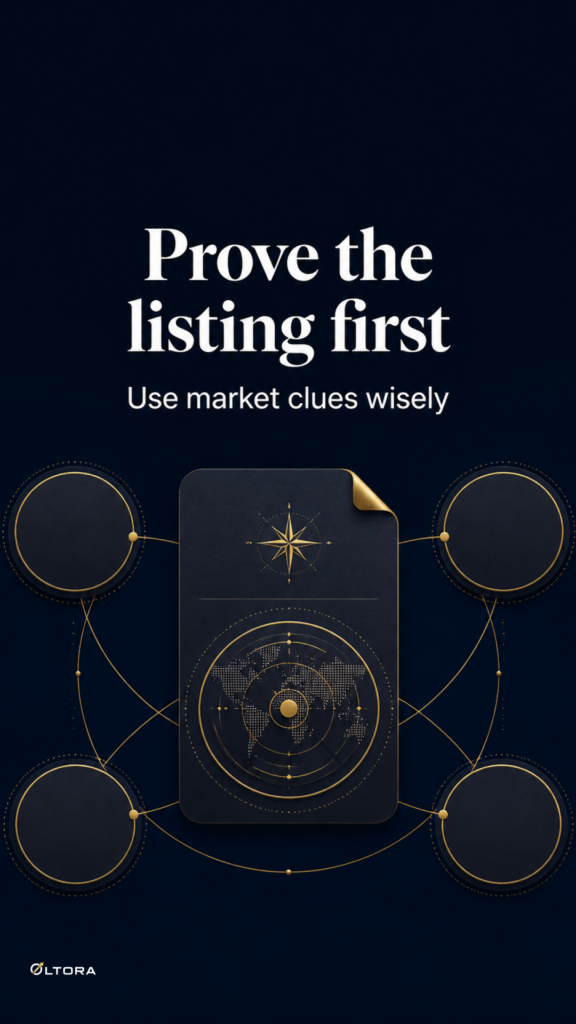 Etsy competitor research for deciding what your listing should prove