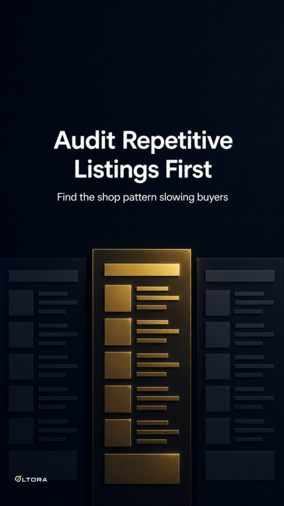 Etsy Shop Audit for Redundant Listings