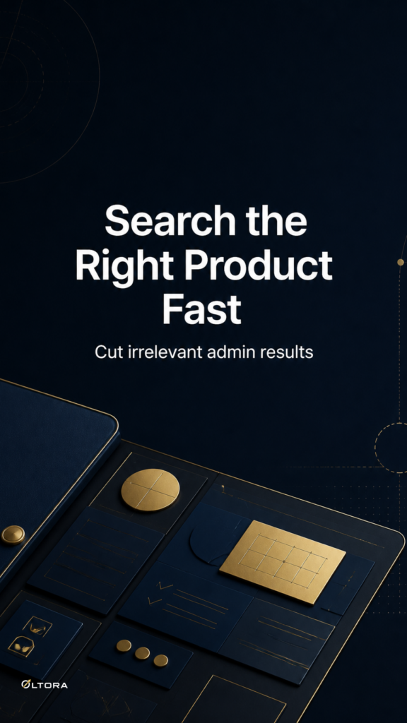 WooCommerce admin product search that finds the right item faster