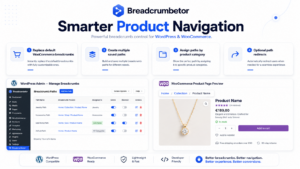 Custom breadcrumb plugin for WordPress and WooCommerce
