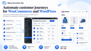 Newsletter Pipe WooCommerce email automation, purchases, forms and abandoned cart recovery