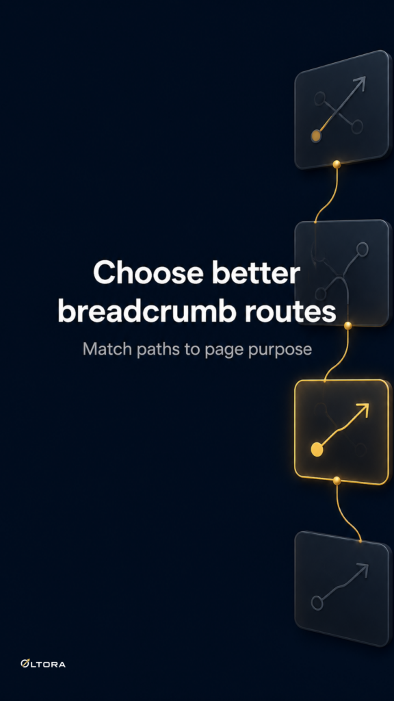 Breadcrumb target pages for stores that need a cleaner route