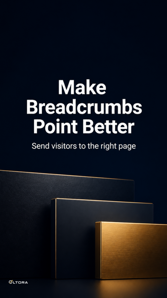 Custom breadcrumb paths for pages that need a cleaner destination