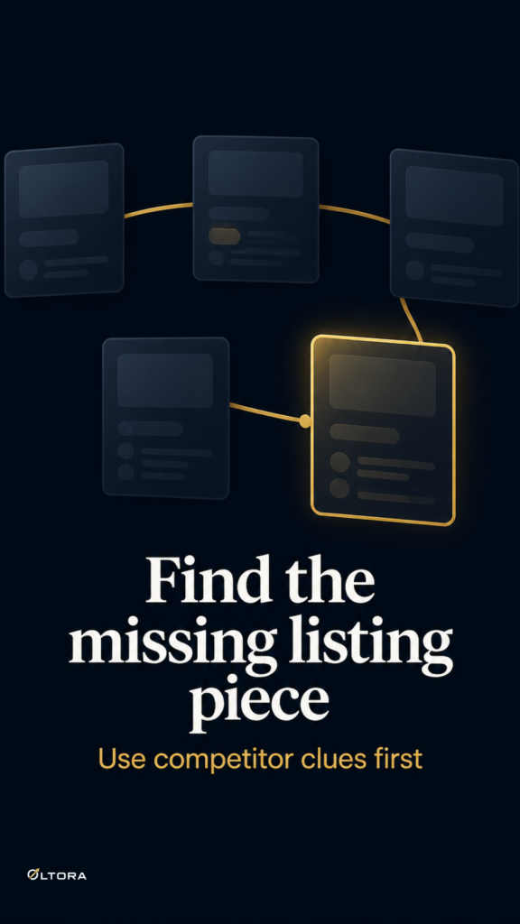 Etsy listing gap check before you rewrite anything