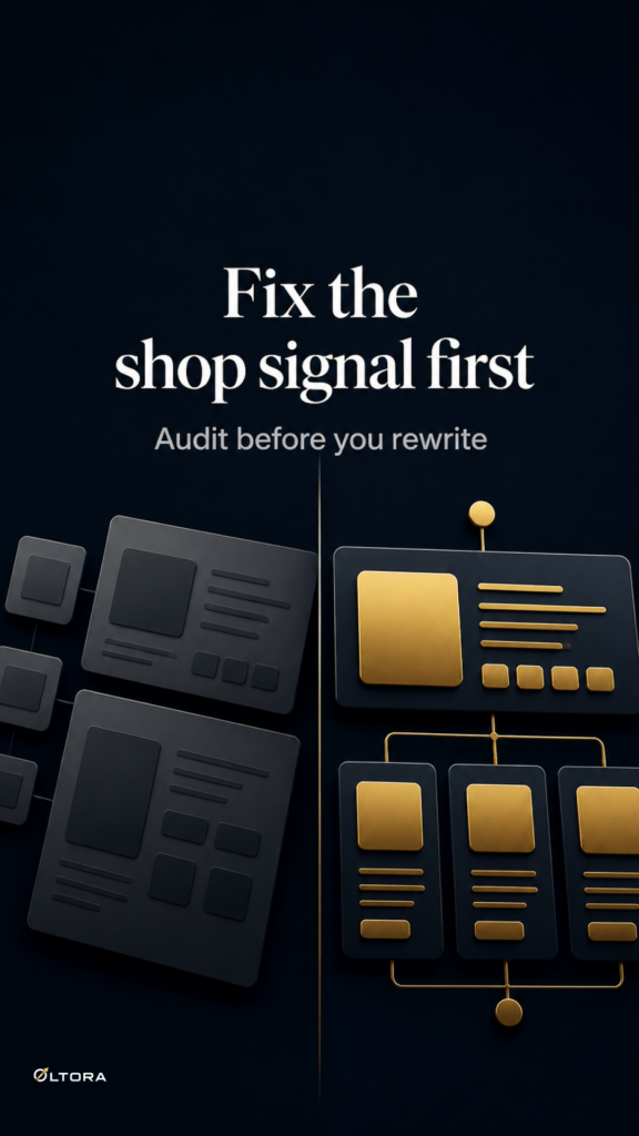 Etsy Shop Audit for shops that feel active but unclear