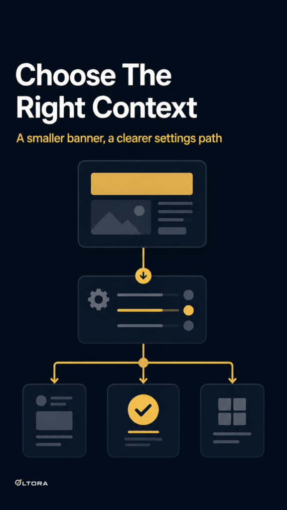 editable consent choices