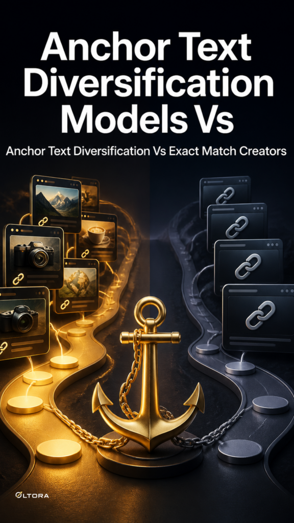 Anchor Text Diversification Models Vs – Anchor Text Diversification Vs Exact Match Creators comparison graphic