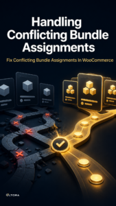 Handling Conflicting Bundle Assignments – Fix Conflicting Bundle Assignments In WooCommerce decision diagram