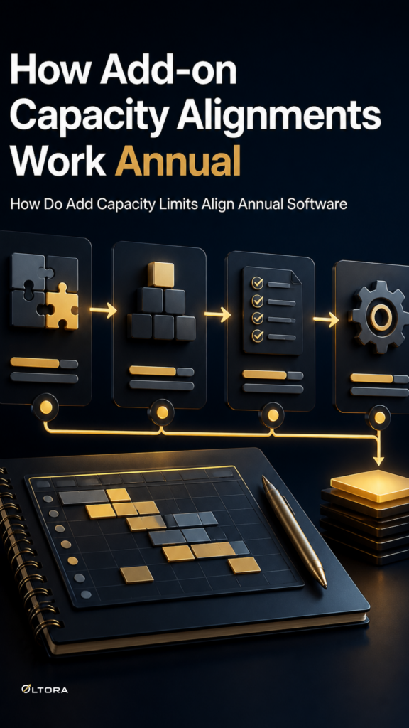 How Add-on Capacity Alignments Work Annual – How Do Add Capacity Limits Align Annual Software workflow graphic