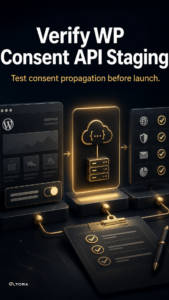 Verify WP Consent API Staging – Test consent propagation before launch checklist graphic