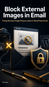 Block External Images in Email – Fixing Remote Image Privacy Leaks In WordPress Email data review graphic
