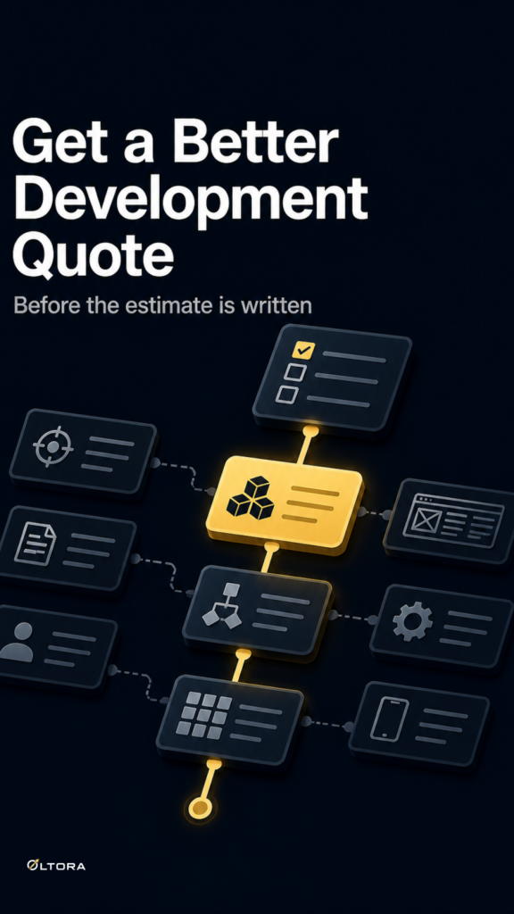 Get a Better Development Quote – Before the estimate is written decision diagram