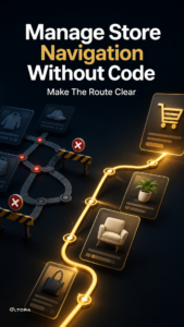 Manage Store Navigation Without Code – Make The Route Clear decision diagram