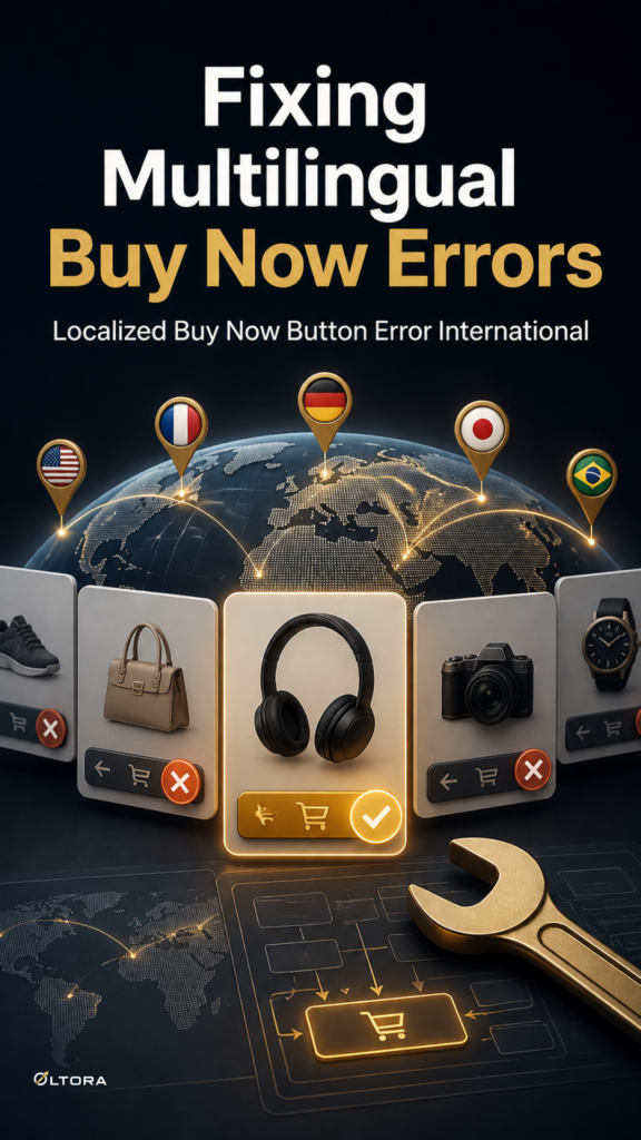 Fixing Multilingual Buy Now Errors – Localized Buy Now Button Error International data review graphic