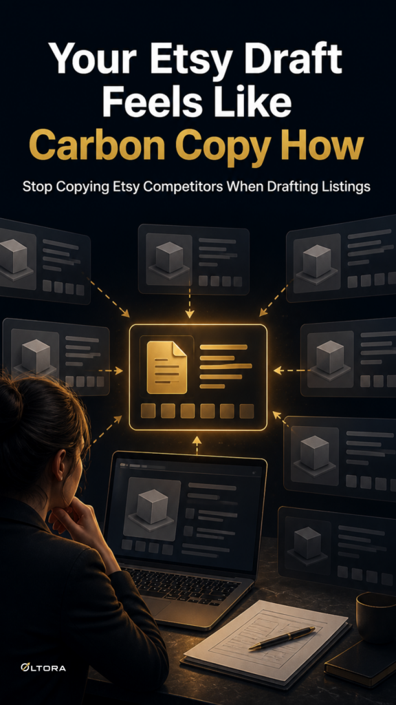 Your Etsy Draft Feels Like Carbon Copy How – Stop Copying Etsy Competitors When Drafting Listings decision diagram